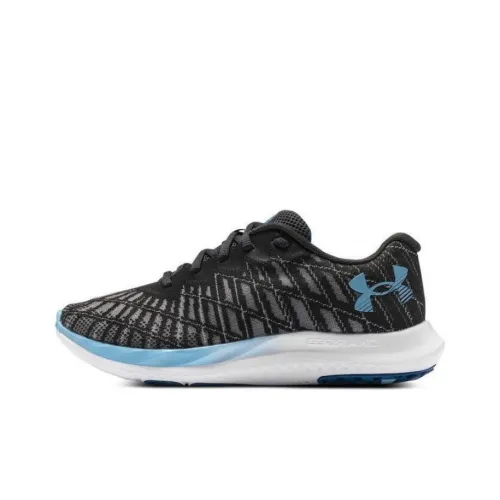 Under Armour Charged Breeze 2 Low Топ Беговые кроссовки Женские Серый Черный