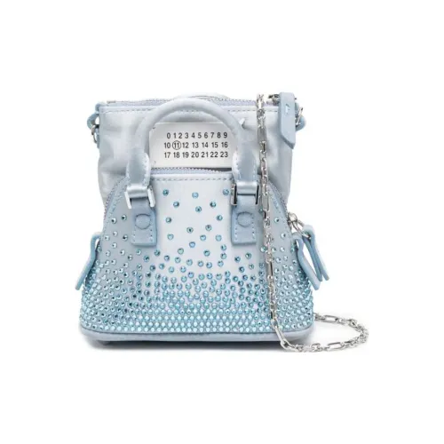 Maison Margiela 5AC Кристальная сумка через плечо из овечьей кожи стандартная женская синяя