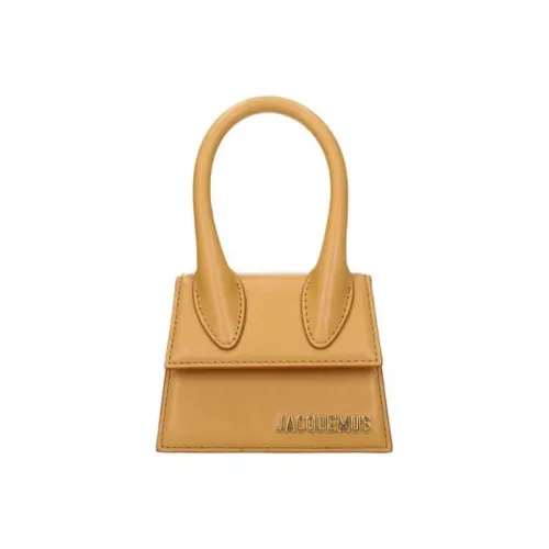 Jacquemus Le Chiquito кожа через плечо сумка женская светлый умбра