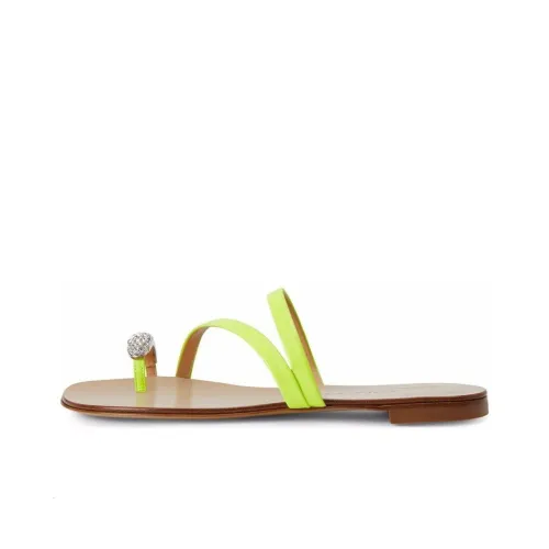 Giuseppe Zanotti GZ Стильные Сандалии Женские Зеленые Коричневые