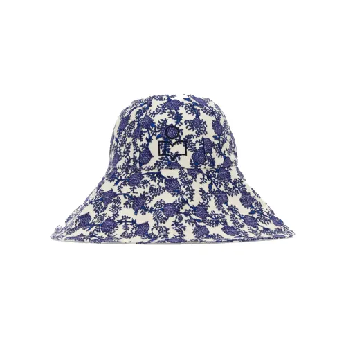 ISABEL MARANT Cotton Bucket Hats Синий / Белый Женские