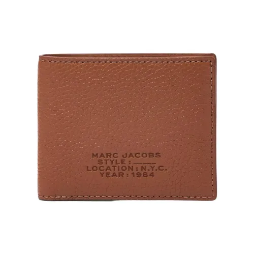 MARC JACOBS Полное зернистая кожа Кошелек Мужской Умбра