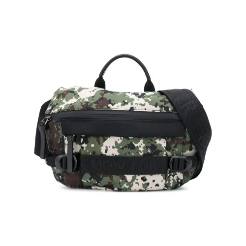 Moncler Полиамид с кожаными вставками переносной на одно плечо через плечо кошелька мужской камуфляж