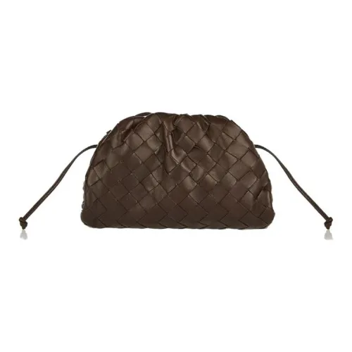 Bottega Veneta POUCH Облачная Сумка Кожаный Клатч Женский Умбра