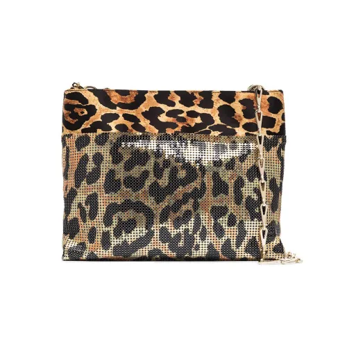 Paco Rabanne Сумка из ткани сумка через плечо женская черная и желтая