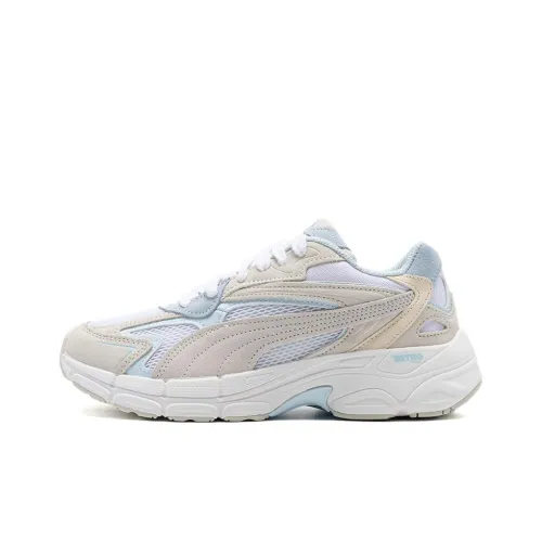 PUMA Teveris Nitro Устойчивый к истиранию Низкий Топ Casual Унисекс Бежевый Синий