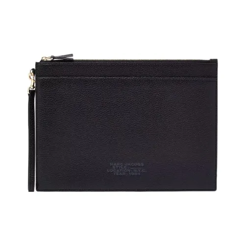 MARC JACOBS Full GRAIN LEATHER Клатч Большой Женские Черный