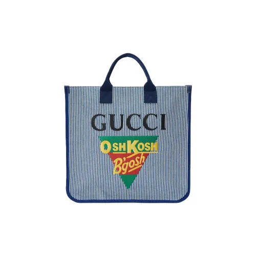 GUCCI OshKosh B'gosh Коллаборация Хлопковая ткань с узором Grosgrain Тоут Сумка Сумка для покупок Сумка Обычная Детская
