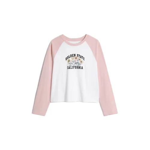 GAP Розово-вишневые Женские Футболки