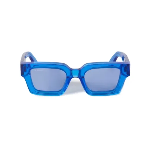 Off Белые Солнцезащитные Очки Синие Унисекс