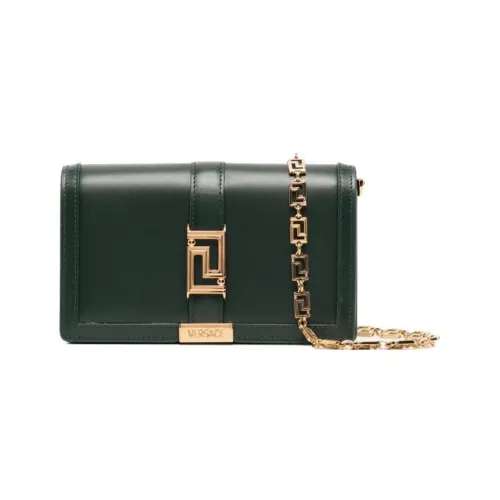 FANSIZHE Greca Goddess Телячья кожа Конверт Сумка Сумка Сумка через плечо Женская Темно-зеленая