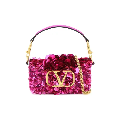 Valentino Кожа Сумка Сумка через плечо Сумка через плечо Женская Розовая