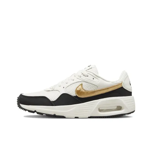 Nike Air Max SC Устойчивые к истиранию Низкие Беговые кроссовки Женские Белые