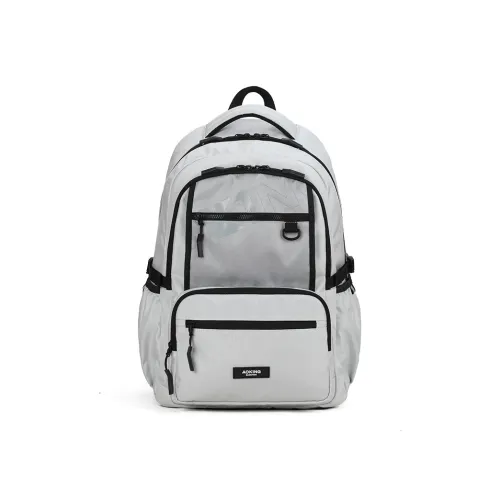 AOKING AK Полиэстер Рюкзак Большой Унисекс Light Серый Черный Светло-фиолетовый