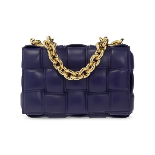 Bottega Veneta Chain Cassette Овечья шкура Pillow Bag Clutch Crossbody Bag Shoulder Bag Women's Purple