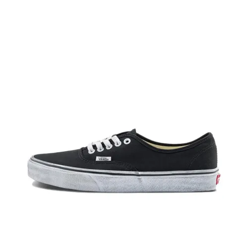 Vans Authentic Устойчивые к истиранию Низкие Кроссовки для скейтбординга Унисекс Черные
