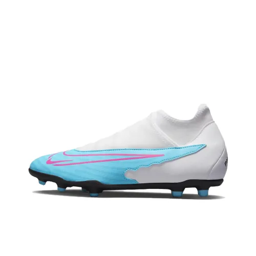 Nike Phantom GX Амортизаторы Slip-resistant и устойчивые к истиранию Футбольные бутсы Унисекс Синий Белый