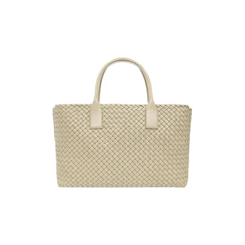 Bottega Veneta Sheepskin Tote Bag Shopping Bag Shoulder Bag Medium Women's Light Beige Brown Bottega Veneta Sheepskin Сумка-тоут Сумка для покупок Сумка через плечо Средняя Женская Светлый Бежевый Коричневый
