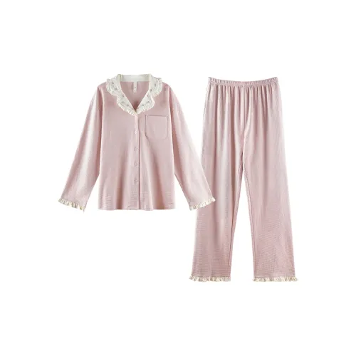 Q'NIANMA Светло-розовый Женский комплект пижам