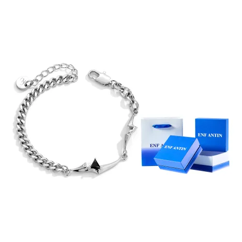 ENFANTIN Медный Палладий Покрытый Белый K Браслеты Серебряный Унисекс