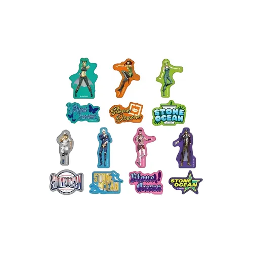 MEDICOS JOJO's Bizarre Adventure Ocean Stone Новый Иллюстрированный Стикер Мерч по IP