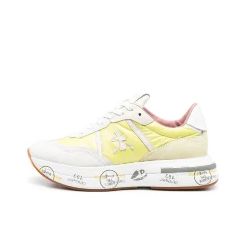 PREMIATA Cassie Casual Низкий Топ Желтый Белый Женский
