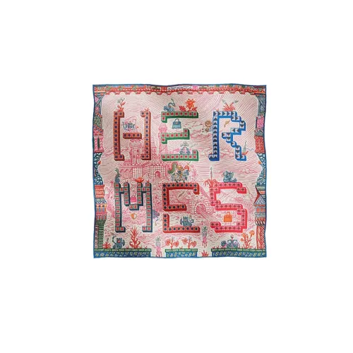 HERMES Шелковые шарфы для женщин многоцветные