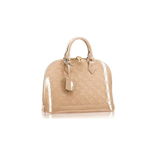 LOUIS VUITTON Alma Кожа Дорожная Сумка Сумка через плечо Сумка Маленькая Женская Бежевая