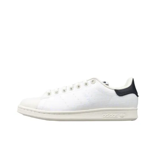 Adidas Originals Stan Smith Slip-Resistant Low Top Скейтборд Кроссовки Мужские Черно-Белые