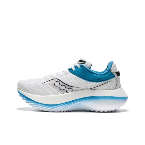 Saucony Kinvara Pro Low Топ Беговые кроссовки Женские Белый Синий
