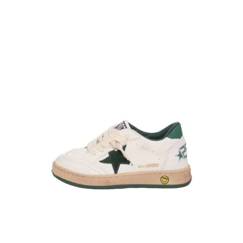 Golden Goose Ball Star Детские Скейтбординги Низкий Топ Белый Kids