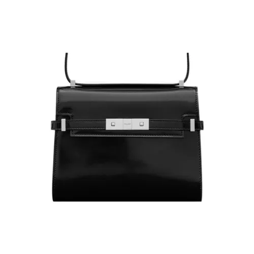 SAINT LAURENT YSL Коровья кожа Сумка через плечо Сумка на плечо Женская Черная