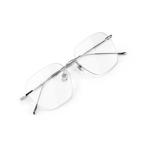 MUYKUY Чистый титан Квадратные оправы для очков Унисекс