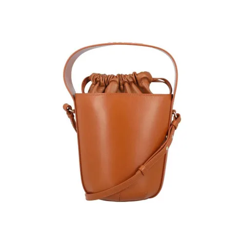 Chloe Сумка-ведро из кожи портативная сумка через плечо женская коричневая