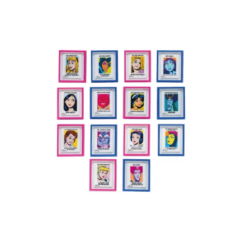 SOAP STUDIO Disney Музейная коллекция Принцесса Золотой Цитата Магнитный Арт Тренд Основанные продукты