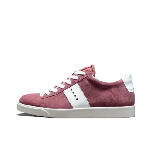 Ecco Низкие Кроссовки для скейтбординга Женские Белые Красные