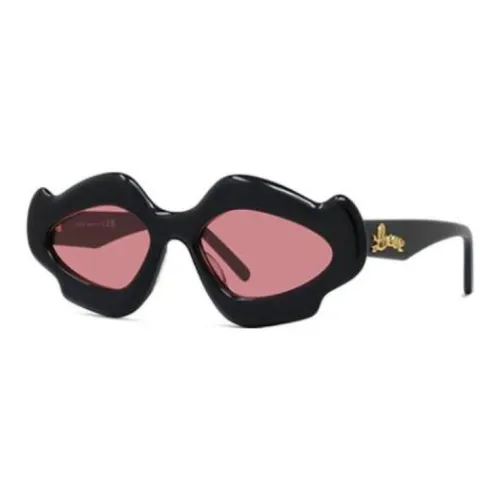 LOEWE Ацетат Нерегулярная форма Солнцезащитные очки Женские Черный