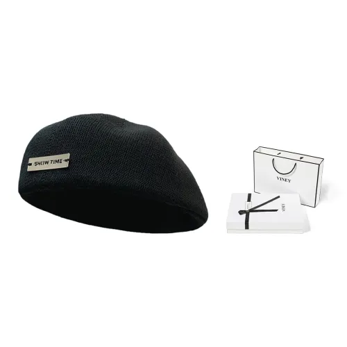 VINEY Береты Черные Женские