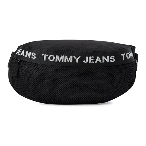 Tommy Hilfiger Полиэстер Сумка через плечо Слинг-сумка Сумка на пояс Маленькая Мужская Черная