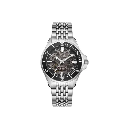 Solvil Et Titus Автоматический Механический Механизм Мужские Часы Brave Steel Collection 43 мм Череп