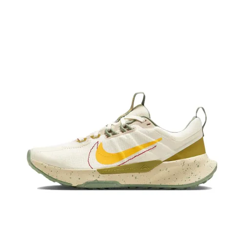 Nike Juniper Trail 2 Low Топ Беговые кроссовки Женские Зеленый Желтый