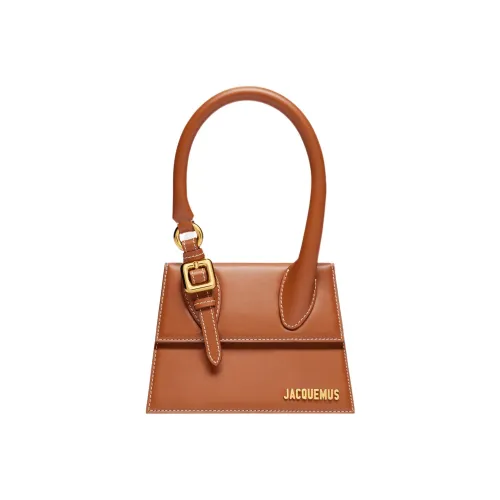 Jacquemus Le Chiquito Moyen Сумка через плечо из коровьей кожи средний размер женская светлый цвет