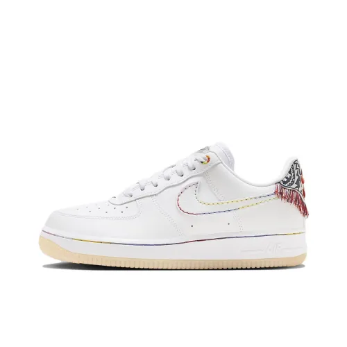 Nike Air FORCE 1 Slip-on Устойчивые к истиранию Низкий Топ Скейтбординг Кроссовки Женские Белые