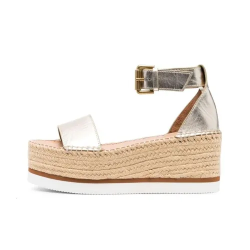 See By Chloe One Sandals с ремешком женские бежевые