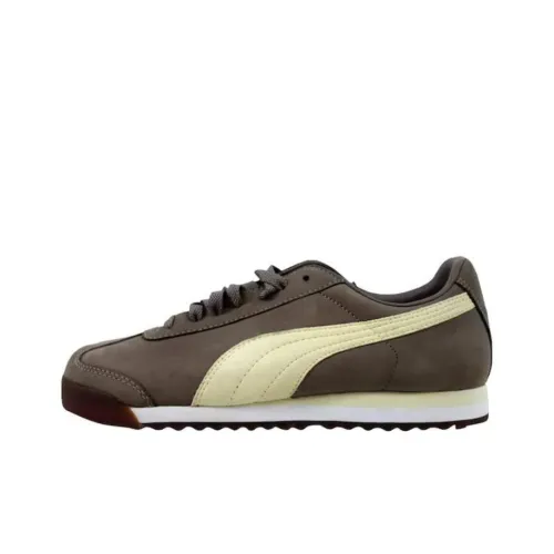 PUMA Roma Нубук EXT Устойчивый к истиранию Низкий Топ Повседневная обувь Женская Серый