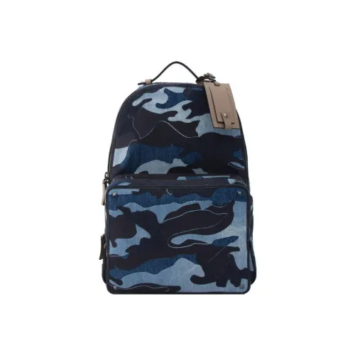 Valentino Полиамид Рюкзак Средний Мужской Синий