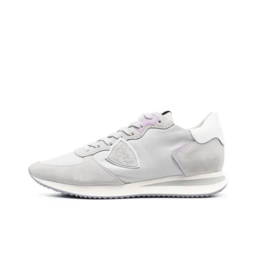 PHILIPPE MODEL Trpx Повседневный Низкий Топ Фиолетовый Серый Женский