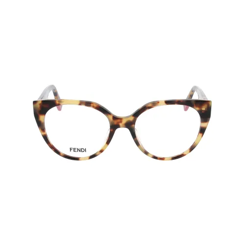 FENDI Ацетат Оправа для очков "Кошачий глаз" Женская Черепаховый
