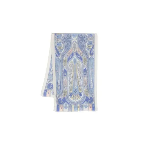 ETRO Вязаные шарфы Синий Женские