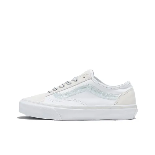 Vans Old Skool Collection Низкие Кроссовки для Скейтбординга Унисекс Белые